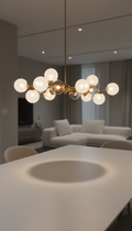 Smoked Glass Flush Mount