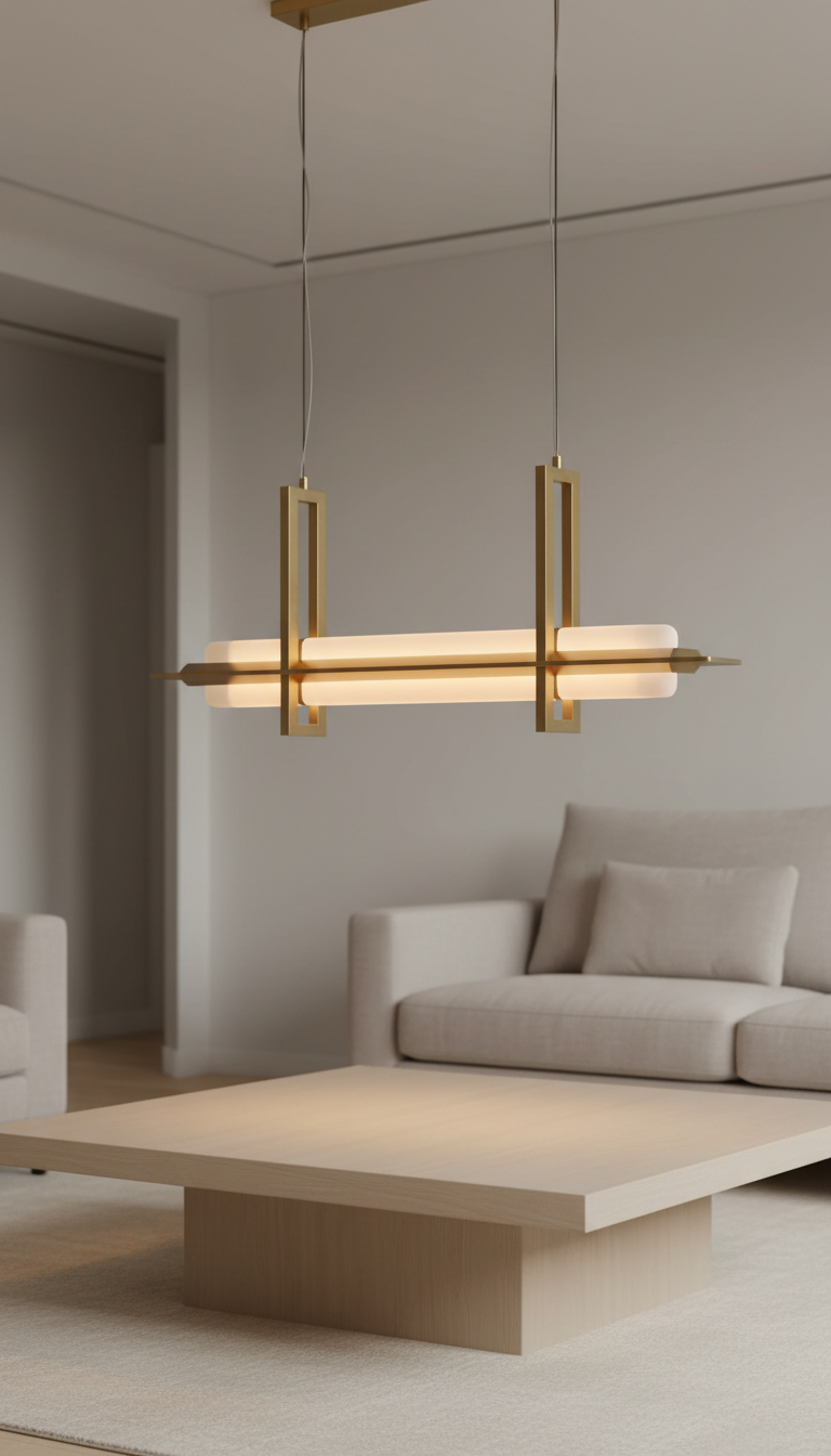 Large Opaline Disc Ceiling Light